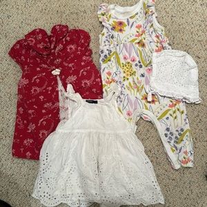 Bundle of four beautiful baby summer pieces
